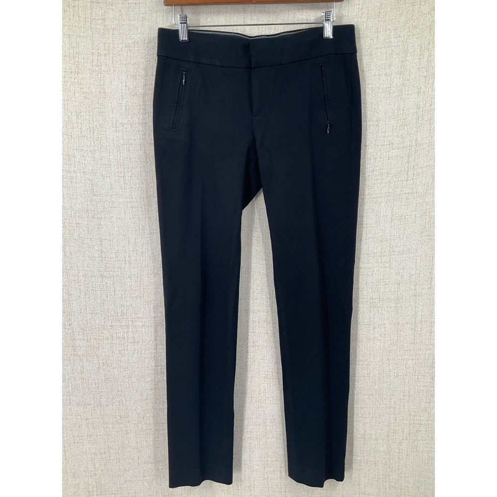 Banana Republic Dress Pants Womens 6 Black Martin Fit Classic Professional